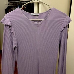 selling super cute like new zara purple dress